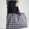 Hecky checked tote bag (262 / W / CHECK A)
