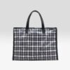 Hecky checked tote bag (262 / W / CHECK A)