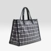 Hecky checked tote bag (262 / W / CHECK A)