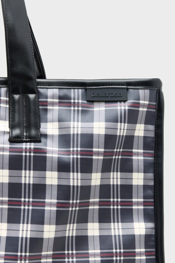 Hecky checked tote bag (262 / W / CHECK A)