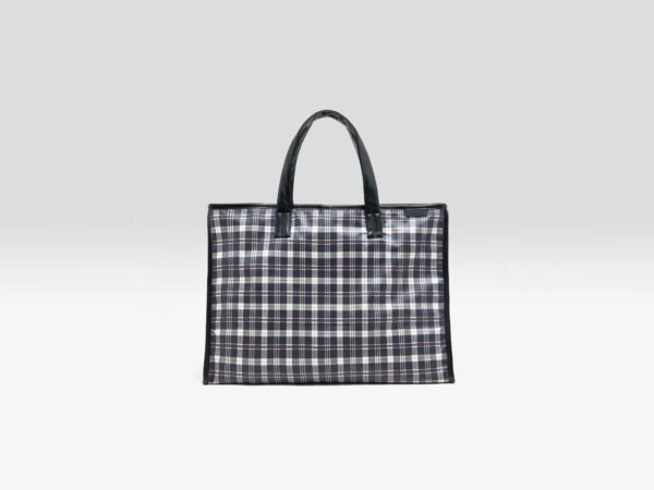 Hecky checked tote bag (262 / W / CHECK A)