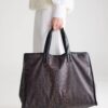 Hecky leopard-print tote bag (262 / W / DISPLAY A)