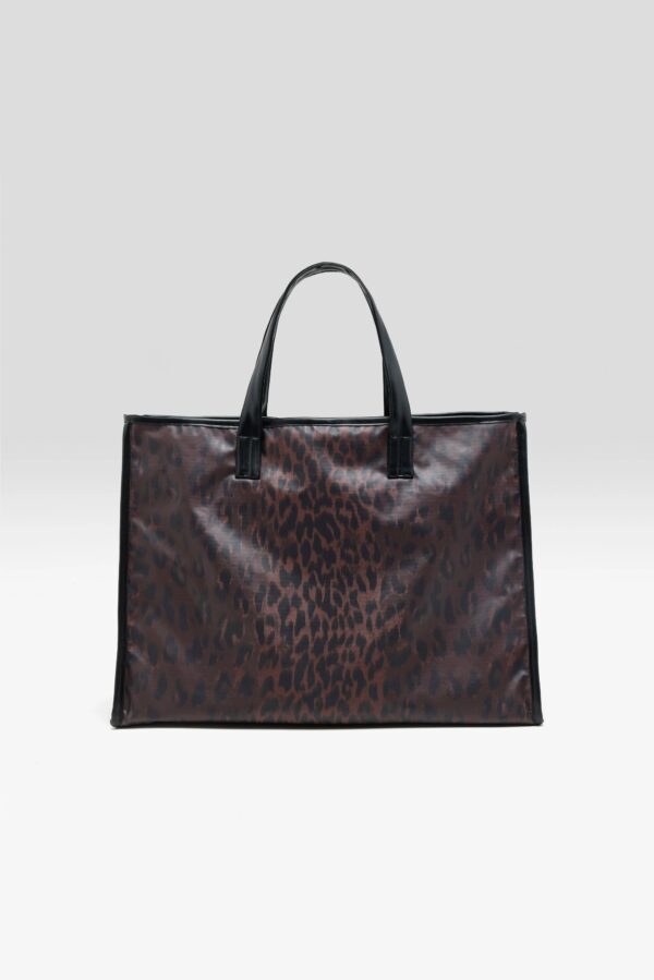 Hecky leopard-print tote bag (262 / W / DISPLAY A)