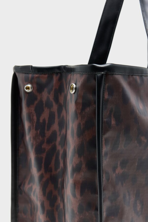 Hecky leopard-print tote bag (262 / W / DISPLAY A)