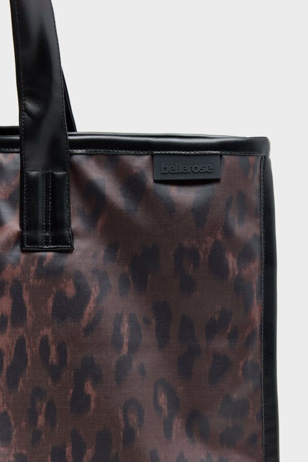 Hecky leopard-print tote bag (262 / W / DISPLAY A)
