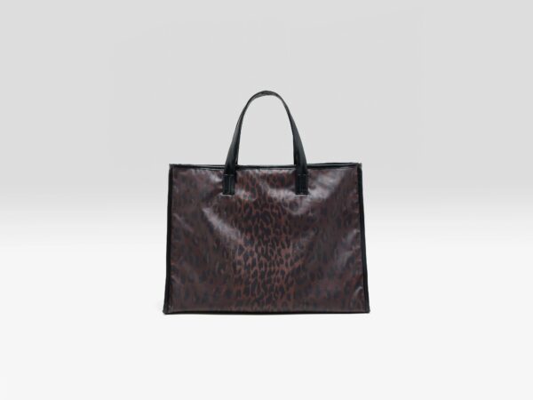 Hecky leopard-print tote bag (262 / W / DISPLAY A)