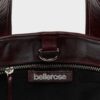 Kub mini woven leather bag (262 / W / WINE)
