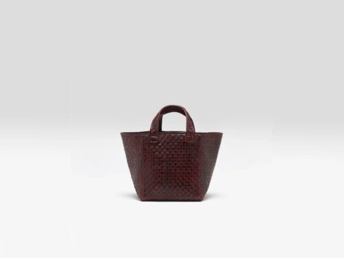 BW26281820M1035-064_1_a5722b53-c383-43ec-87e7-526224fb31f6.jpg Kub mini woven leather bag (262 / W / WINE)