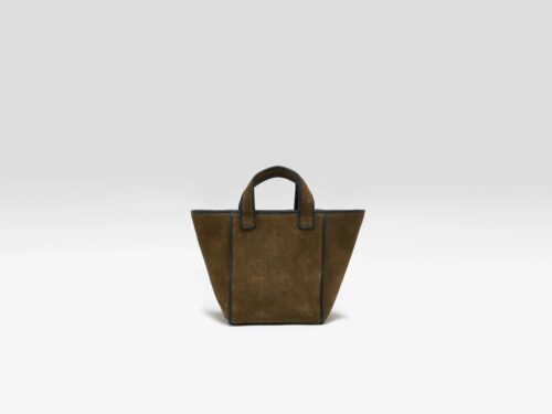BW26281820M1036-039_1.jpg Kub mini suede-leather bag (262 / W / ARMY)