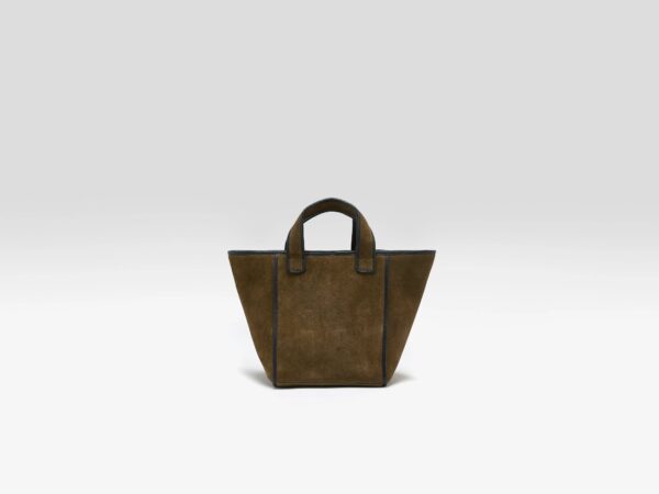 BW26281820M1036-039_1.jpg Kub mini suede-leather bag (262 / W / ARMY)
