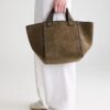 BW26281820M1036-039_1626399_d0efede4-cefa-49f4-9978-9441dad89717.jpg Kub mini suede-leather bag (262 / W / ARMY)