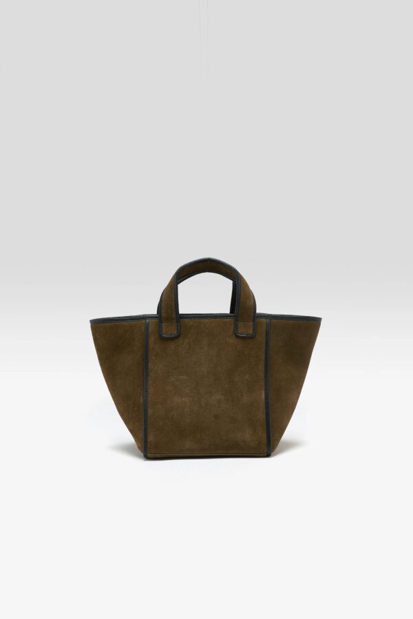 BW26281820M1036-039_17091369999_7cc06dfd-0e35-452b-be10-24db23b3f1c0.jpg Kub mini suede-leather bag (262 / W / ARMY)