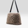 Helbi faux-fur handbag (262 / W / DUST)