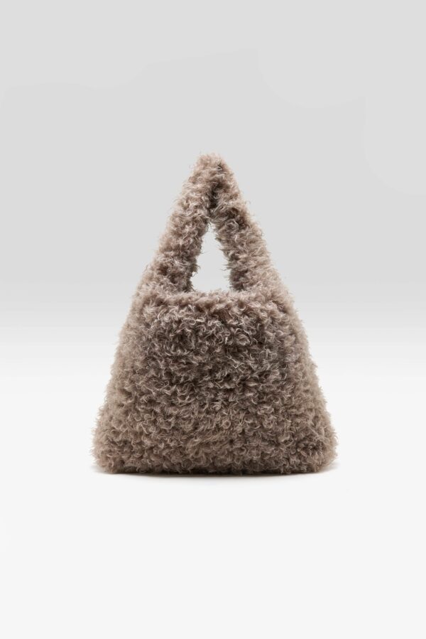 Helbi faux-fur handbag (262 / W / DUST)