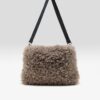 Helbi faux-fur handbag (262 / W / DUST)