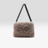 Helbi faux-fur handbag (262 / W / DUST)