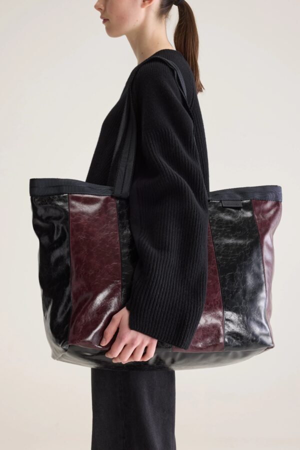 Homty tote bag (262 / W / STRIPE A)
